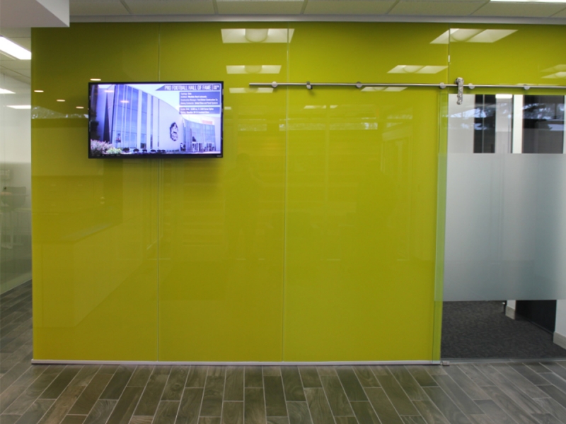 Enameled Painted Glass